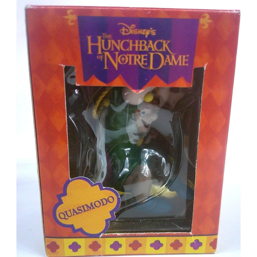 Vintage Disney Grolier Christmas Ornament Collection Quasimodo Hunchback 1996